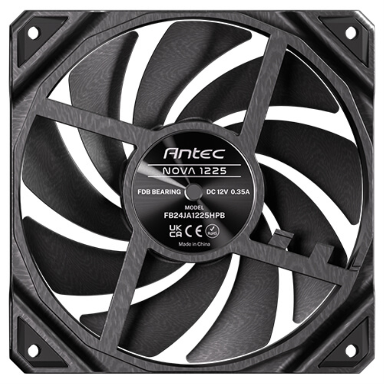 Antec Nova Capa do Computador Ventilador 12 cm preto 1 peça(s)