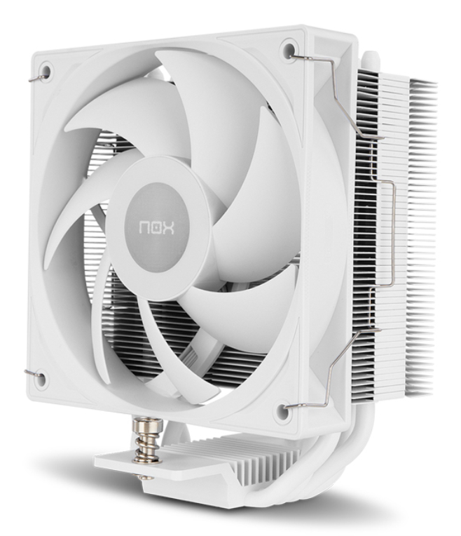 NOX Hummer NXHUMMERR400WH sistema de refrigeração para Computador Procesador Ventilador 12 cm branco