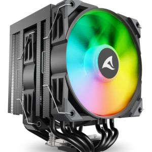 Sharkoon A60 RGB Procesador Refrigerador de ar 12 cm preto 1 peça(s)