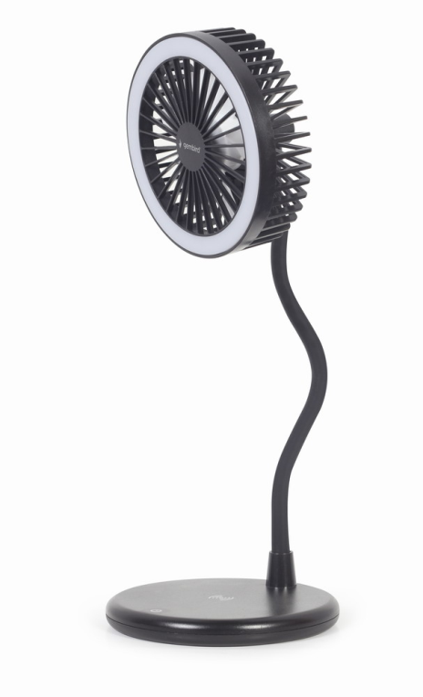 Gembird TA-WPC10-LEDFAN-01 ventilador preto