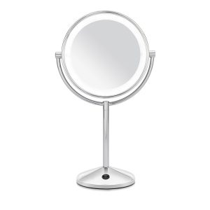 Espelho para maquiagem cromado led x10 aumentos 9436e babyliss