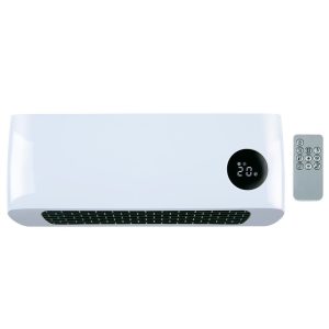 Aquecedor de parede 1000/2000 w, branco 42 x 10,5 x 17,5 cm