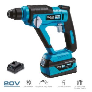 Kit de martelo compacto de 20 v, bateria e carregador