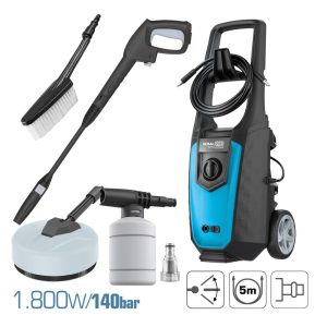 Máquina de lavar a alta pressão 1.800 w 150 bar