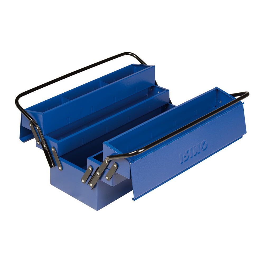 Caixa de ferramentas 2 pegas e 5 bandejas 500 x 210 x 245 mm