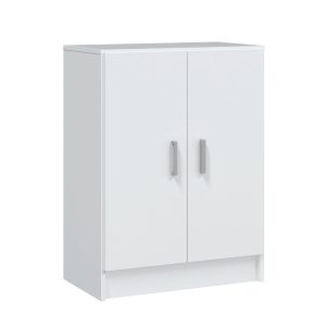 Armário multiusos, 2 portas, branco