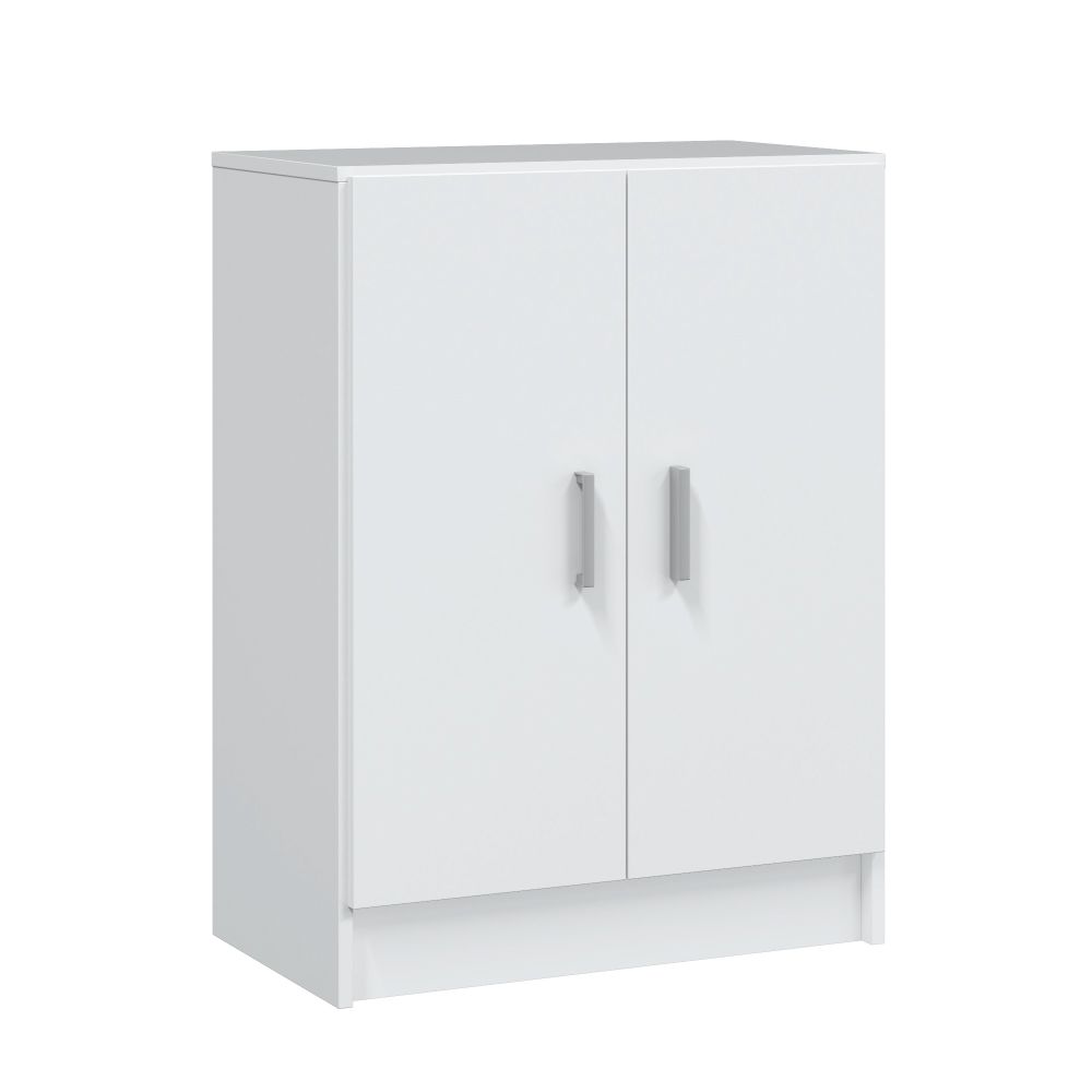 Armário multiusos, 2 portas, branco