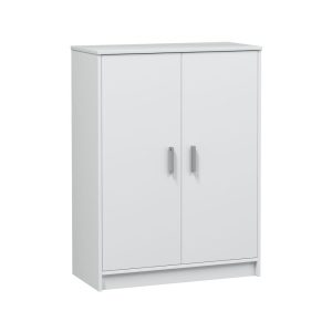 Armário de 2 portas, branco