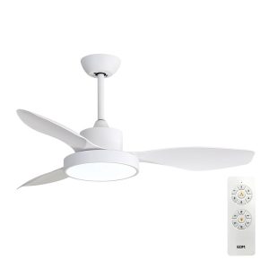 Ventoinha de teto de led 120cm 38w + luz 22w 2.160lm 3.000k - 4.000k - 5.000k mod. ártico edm