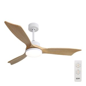 Ventoinha de teto modelo baltic com 3 pás de madeira ø132cm