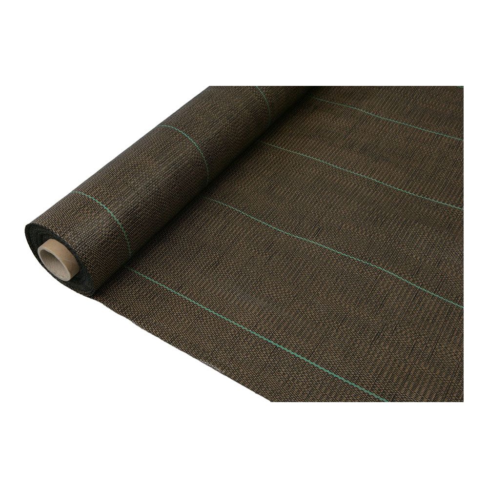 Malha antiervas daninhas 100g/m² castanho 1 x 100 m