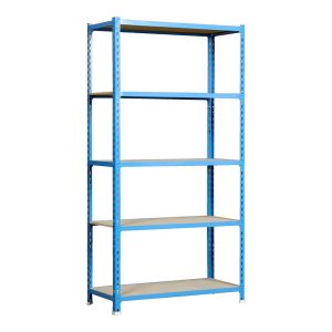 Estante metálica sem parafusos com aglomerado maderclick polus 5/500 simon rack
