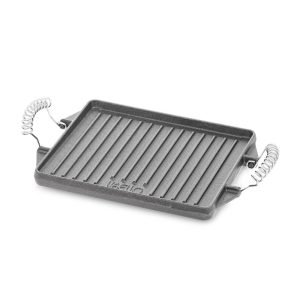 Grelhador de ferro fundido retangular 47x27cm. vaello