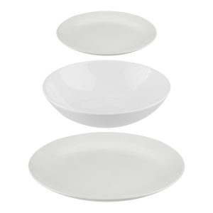 Louça 18 peças cor branco