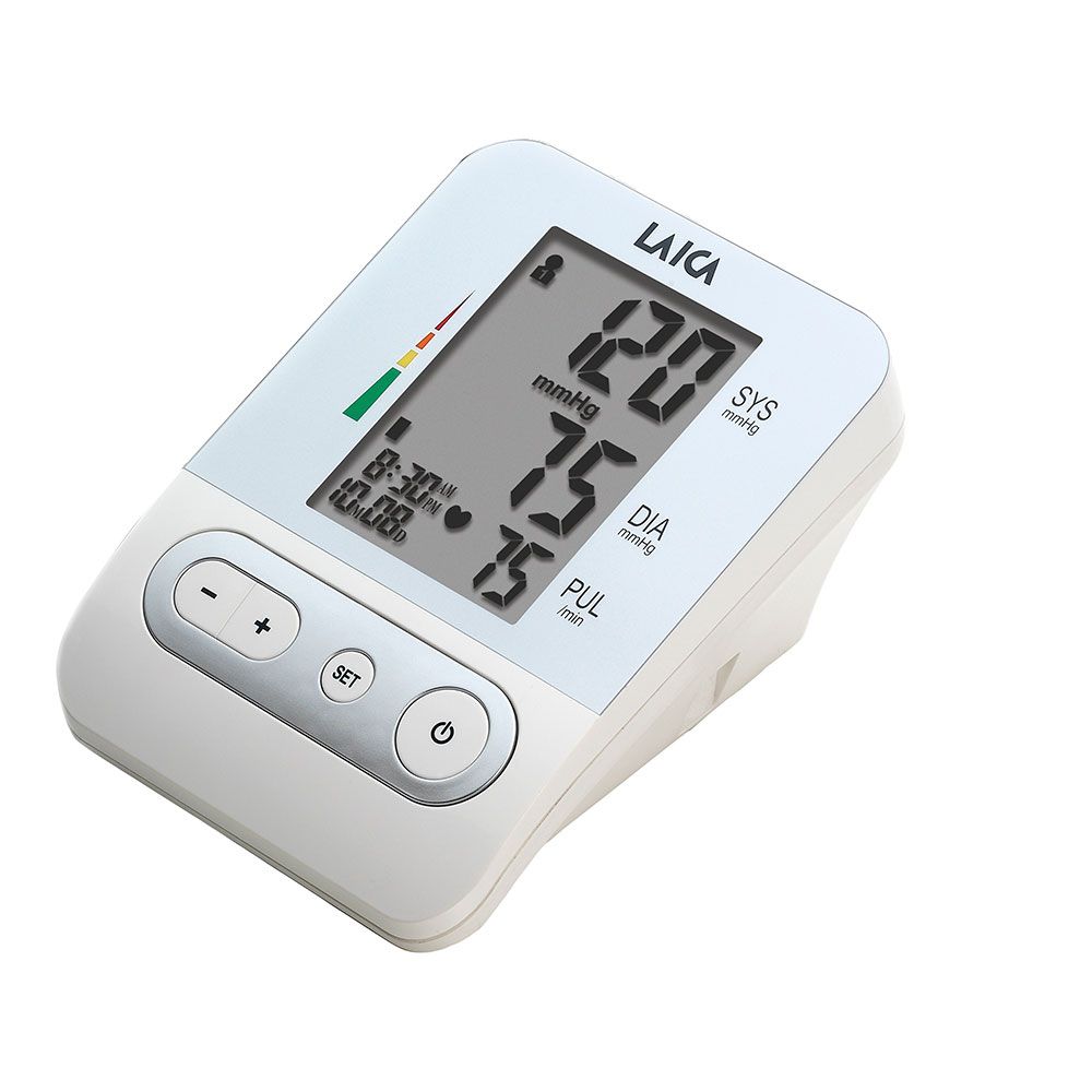Medidor de tensão digital braço branco bm2301 laica
