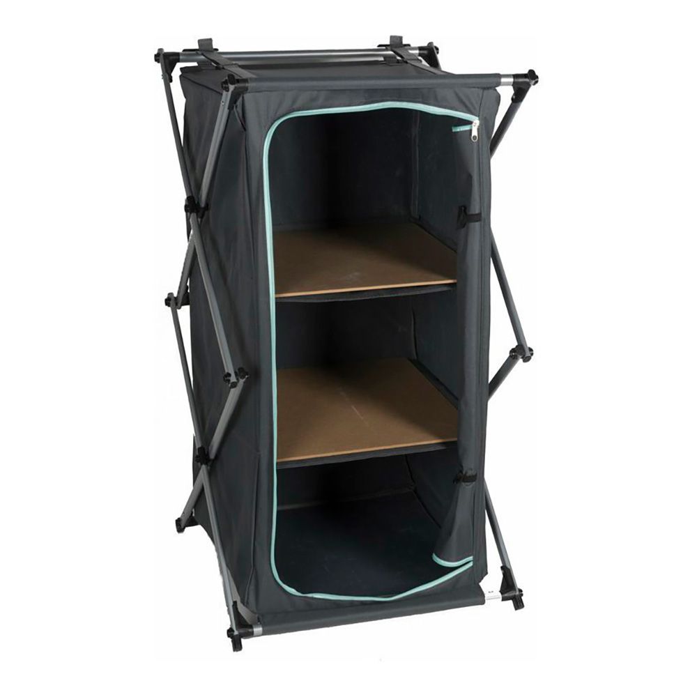 Armário para campismo com 2 prateleiras 53x49x95cm. camp active