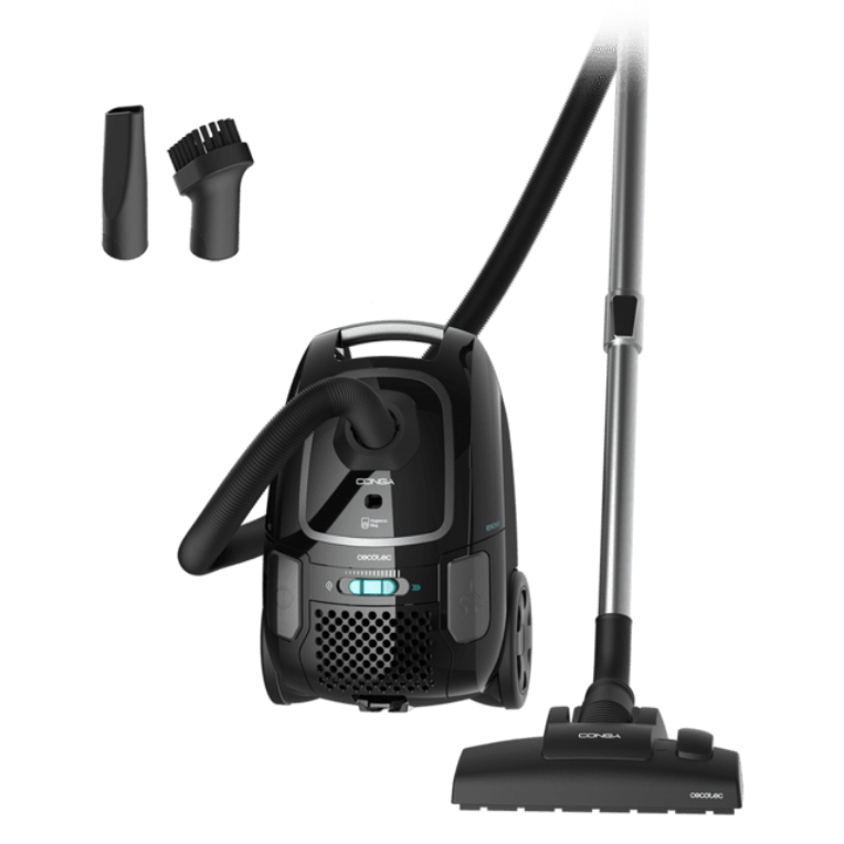 Cecotec Conga Powerbag 4000 XL 4 L Aspiradora cilíndrica Secar 890 W Bolsa para el polvo