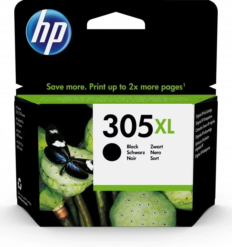 HP Tinteiro Preto Alto Rendimento 305XL