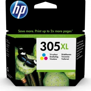 HP Tinteiro Alto Rendimento Tricolor 305XL