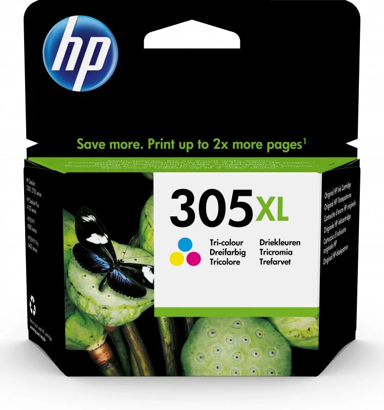 HP Tinteiro Alto Rendimento Tricolor 305XL