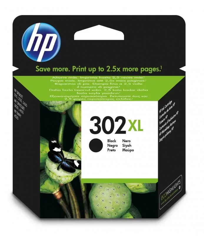 Tinteiro HP 302XL Preto Original
