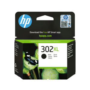 HP Cartucho de tinta original 302XL de alta capacidad preto