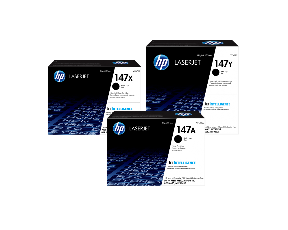 HP LaserJet Cartucho de tóner Original 147A preto