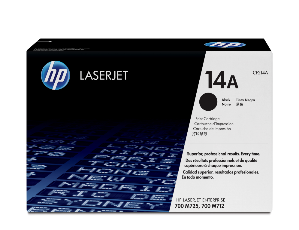 HP Cartucho de tóner original LaserJet 14A preto