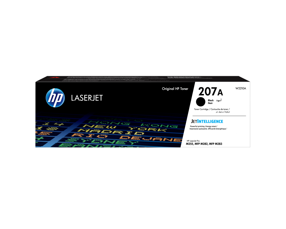 HP Cartucho de tóner Original 207A LaserJet preto
