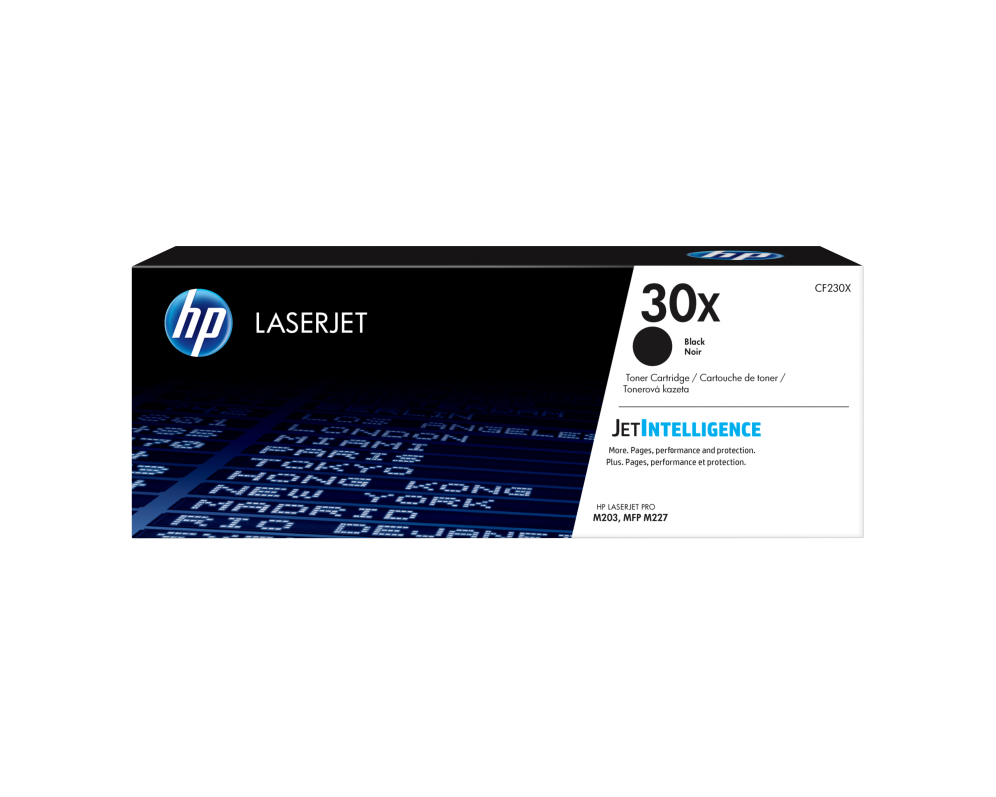 HP Cartucho de tóner Original LaserJet 30X preto de alta capacidad