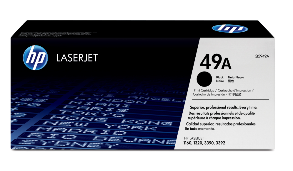 HP Cartucho de tóner original LaserJet 49A preto