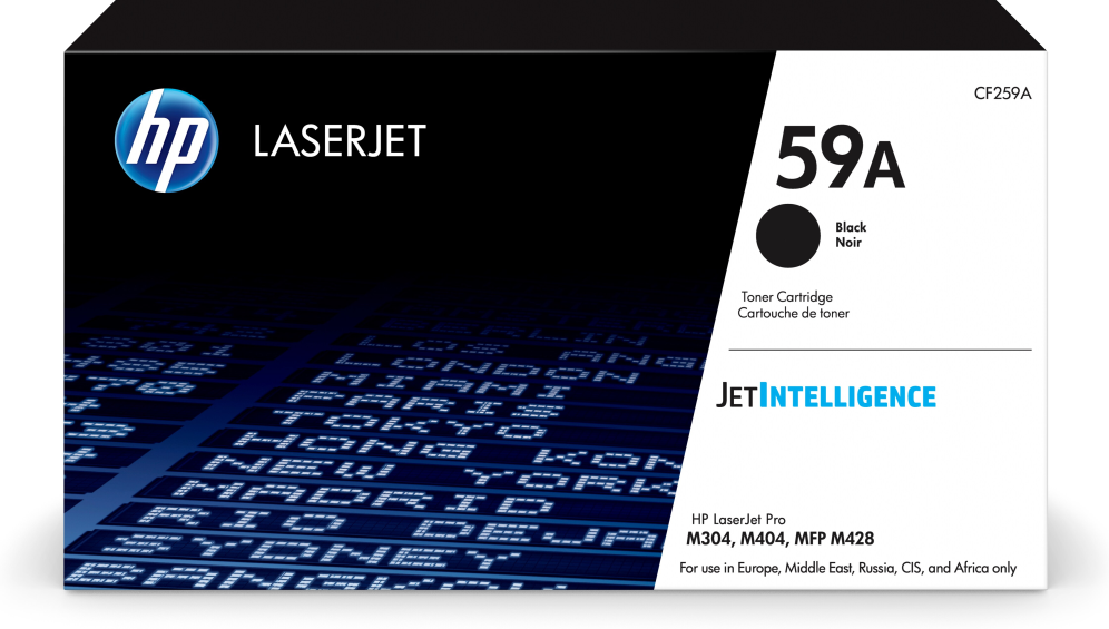 HP Cartucho de tóner Original LaserJet 59A preto