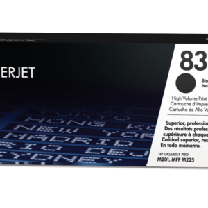 HP Cartucho de tóner original LaserJet 83X de alta capacidad preto
