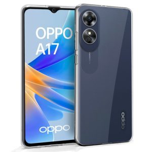 Capa COOL silicone para Oppo A17 (Transparente)