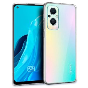 Capa COOL silicone para Oppo Reno 8 Lite 5G (Transparente)