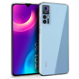 Capa COOL silicone para TCL 30 Plus / 30 / 30 5G (Transparente)