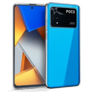 Capa COOL silicone para Xiaomi Poco M4 Pro (Transparente)