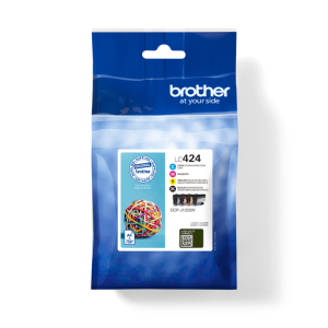 Brother LC-424VAL cartucho de tinta 4 peça(s) Original preto , Cian, Magenta, Amarillo - CS321371126