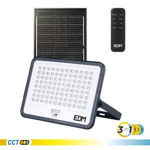 Projetor led solar com 3 temperaturas de cor, 200 w e 2200 lm