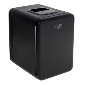 Mini frigorífico termoelétrico 4 l, refrigeração e aquecimento, 183 x 247 x 270 mm, preto