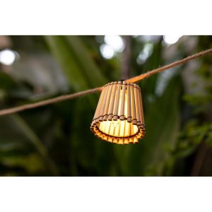 Grinalda okinawa solar + bateria 8m 10 lâmpadas new garden