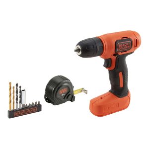 Kit berbequim aparafusador ultracompacto, recarregável 7,2 v, ø10 mm com 11 acessórios.