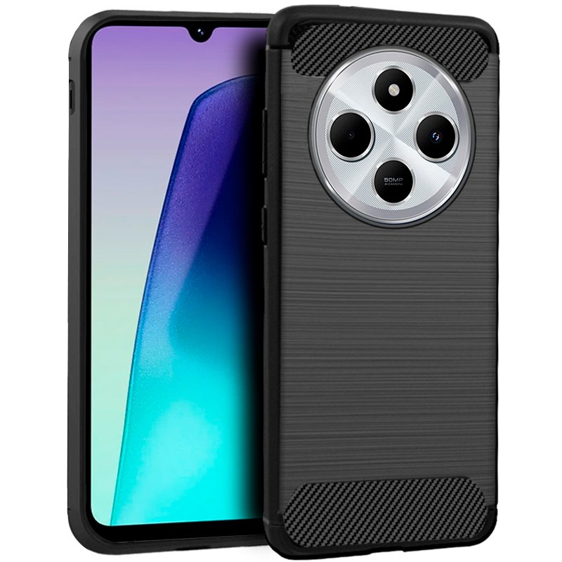 Capa COOL para Xiaomi Redmi 14C / Poco C75 Carbón preto