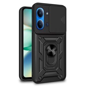 Capa COOL para Xiaomi Redmi 15C / 15C 5G / Poco C85 Hard Ring preto
