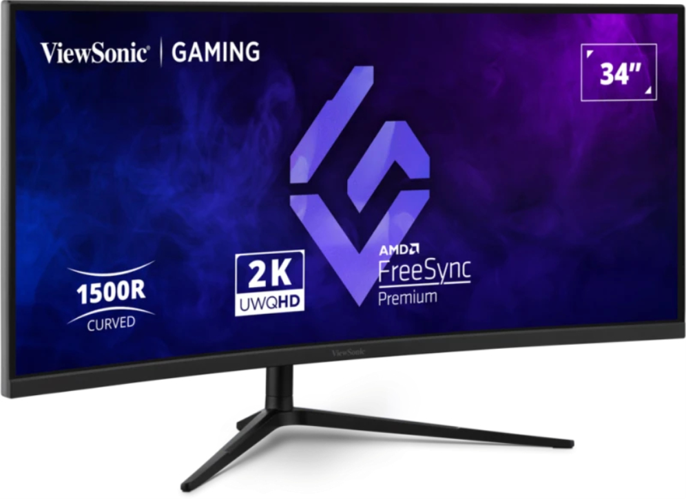 Viewsonic VX3418C-2K Ecrã para PC 86,4 cm (34") 3440 x 1440 Pixeles UltraWide Quad HD preto