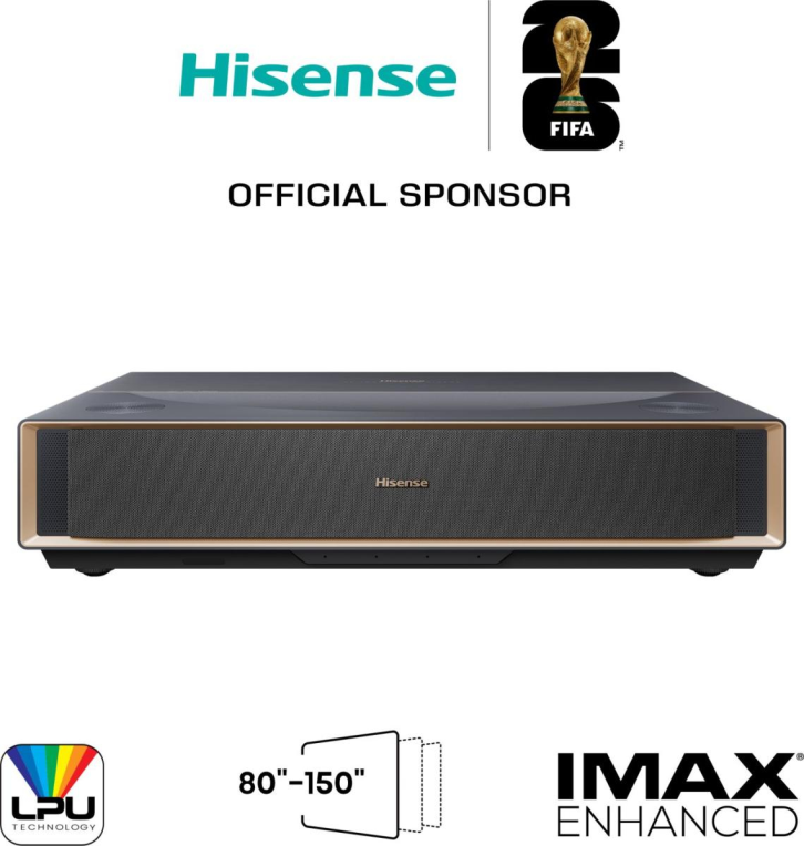 Hisense PT1 Projetor de alcance ultracorto UHD 4K (3840x2160) 3D preto