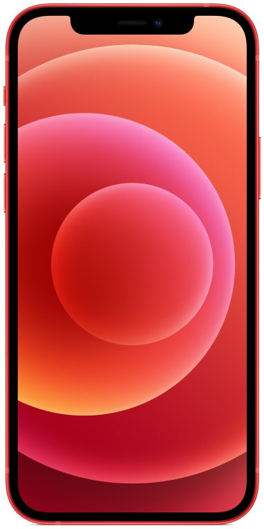 Apple iPhone 12 15,5 cm (6.1") SIM doble iOS 14 5G 64 GB vermelho