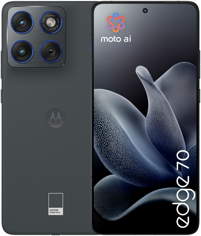 Motorola edge 70 17 cm (6.7") SIM doble Android 16.0 5G USB Tipo C 12 GB 512 GB 4800 mAh cinza