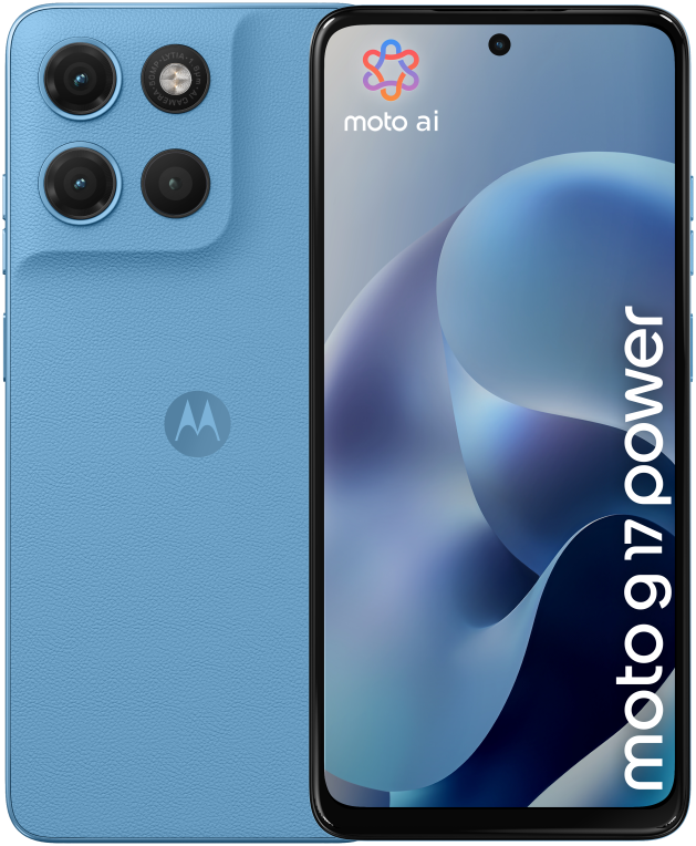 Motorola moto g17 power 17,1 cm (6.72") Ranura híbrida Dual SIM Android 15 USB Tipo C 4 GB 256 GB 6000 mAh azul
