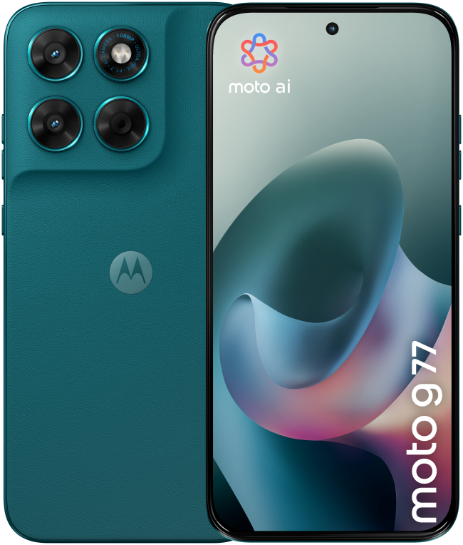 Motorola moto g77 17,3 cm (6.8") Ranura híbrida Dual SIM Android 16.0 5G USB Tipo C 8 GB 512 GB 5200 mAh verde